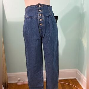 🆕 FOREVER 21 High-Rise Baggy Denim Pants